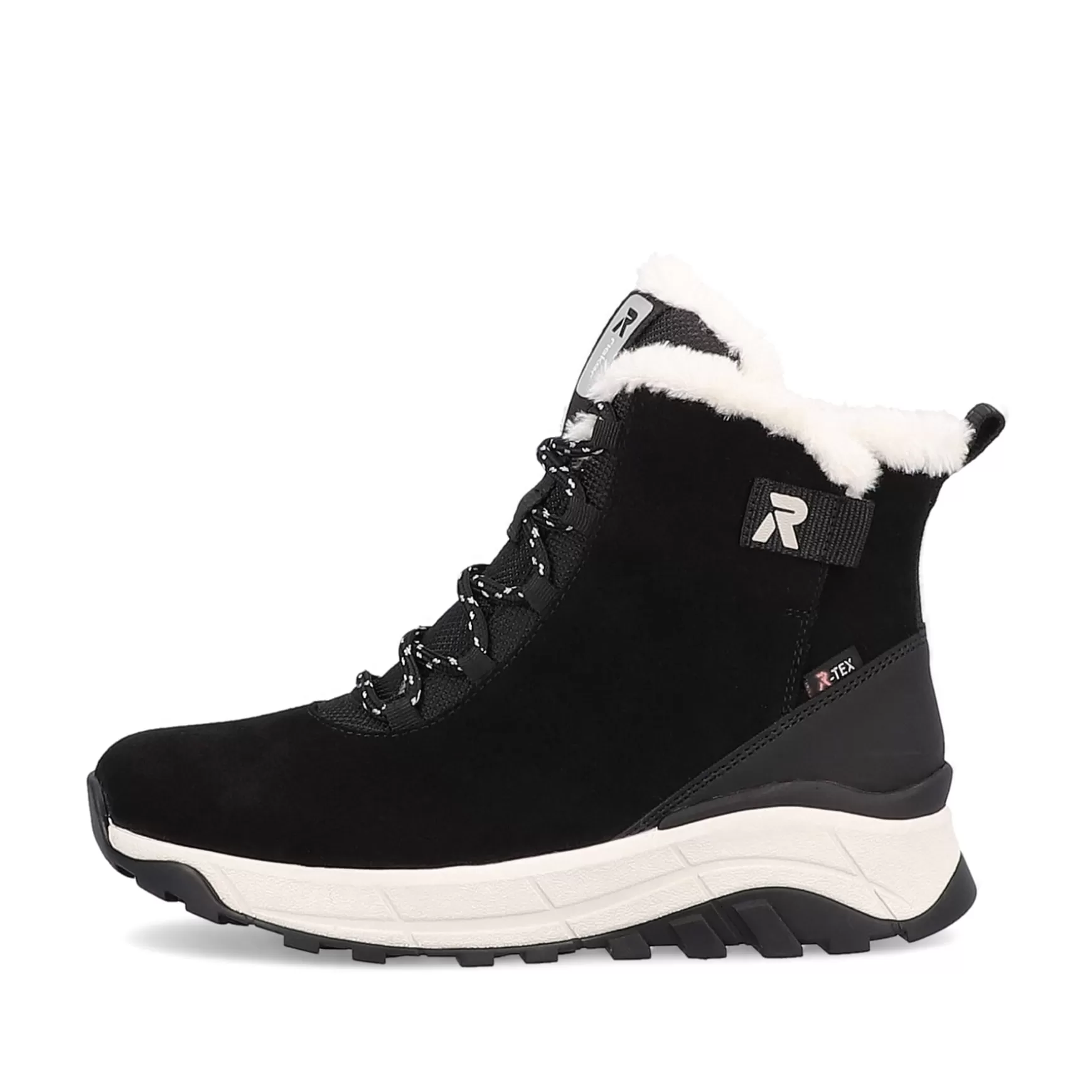 Women'S Corded Boots Deep Black Pearl-Rieker Store
