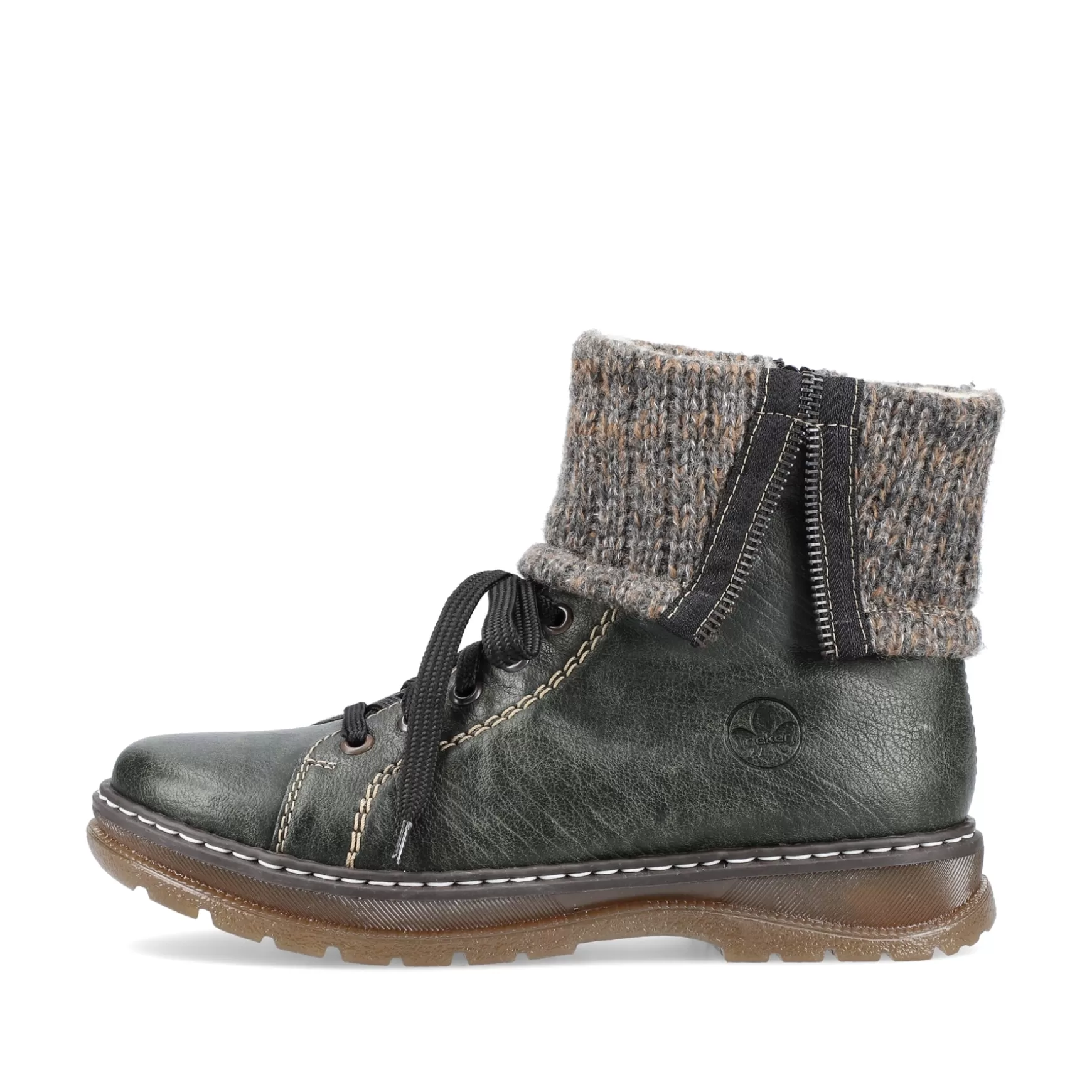 Women'S Corded Boots In Green Grey-Rieker Online