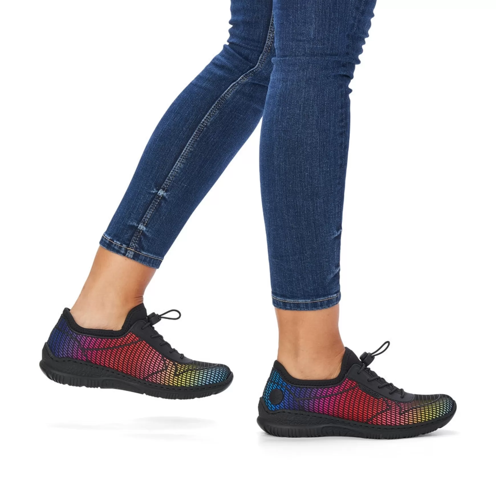 Women'S Slippers Rainbow Colors-Rieker Store