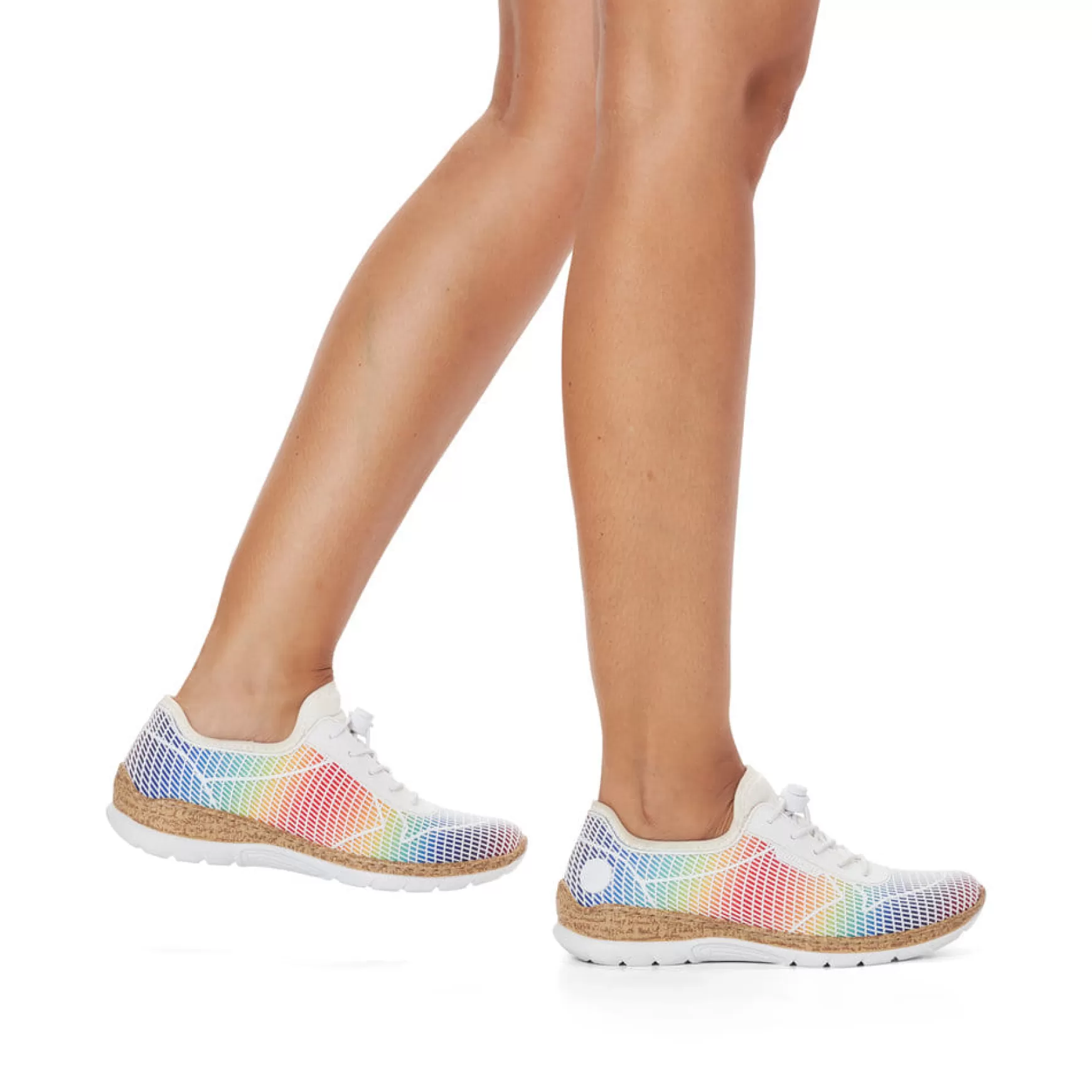 Women'S Slippers Rainbow Colors-Rieker Outlet