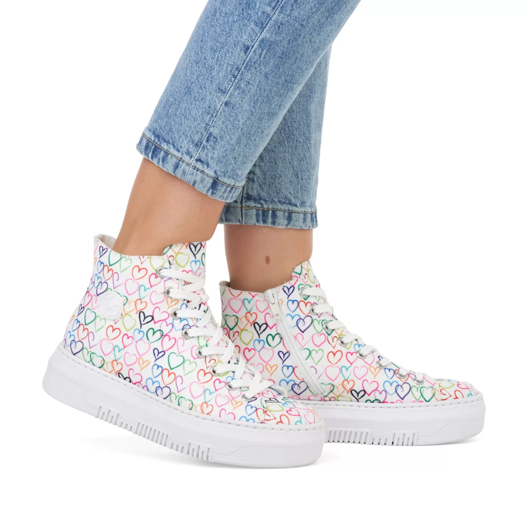 Women'S Sneaker High Multicolored-Rieker Best