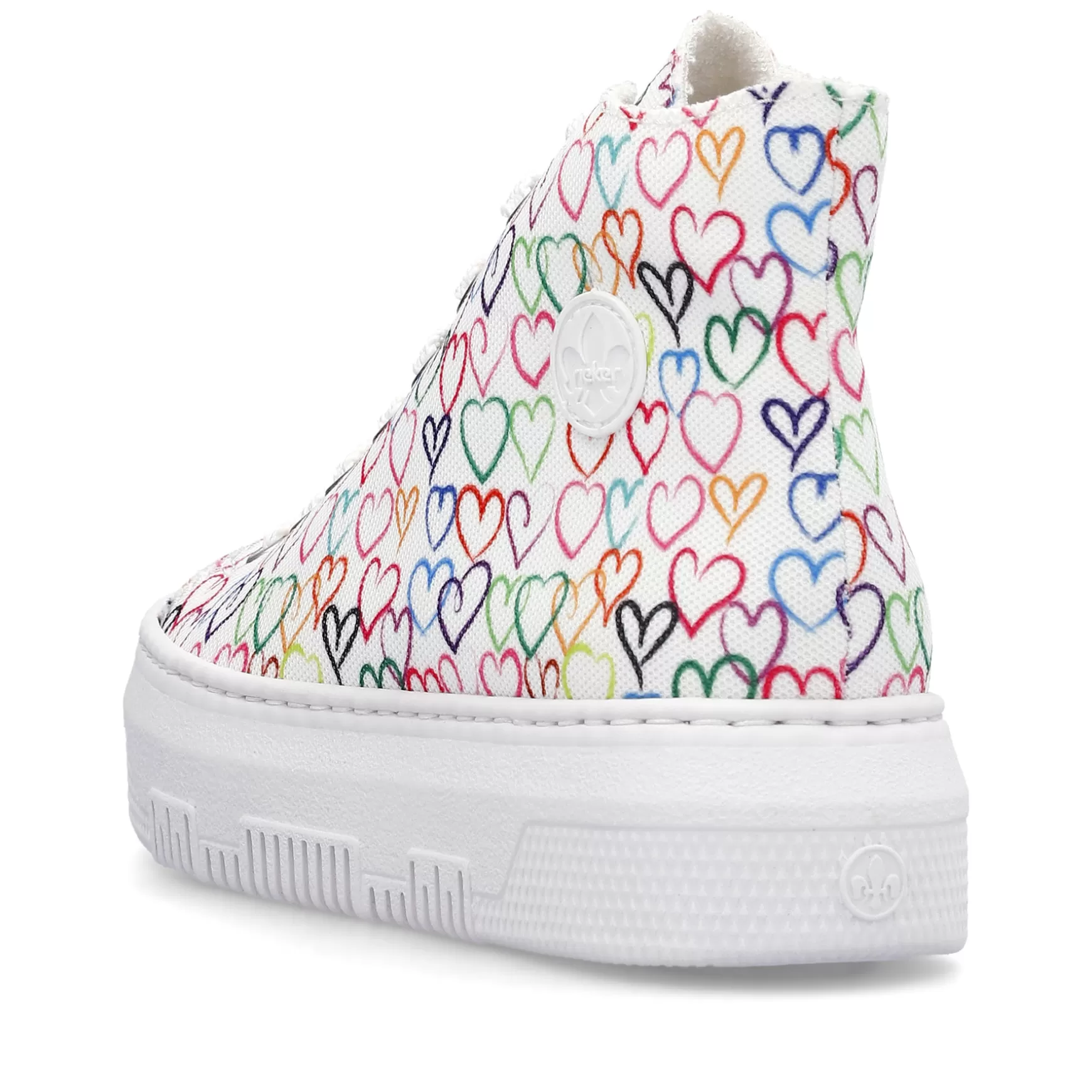Women'S Sneaker High Multicolored-Rieker Best