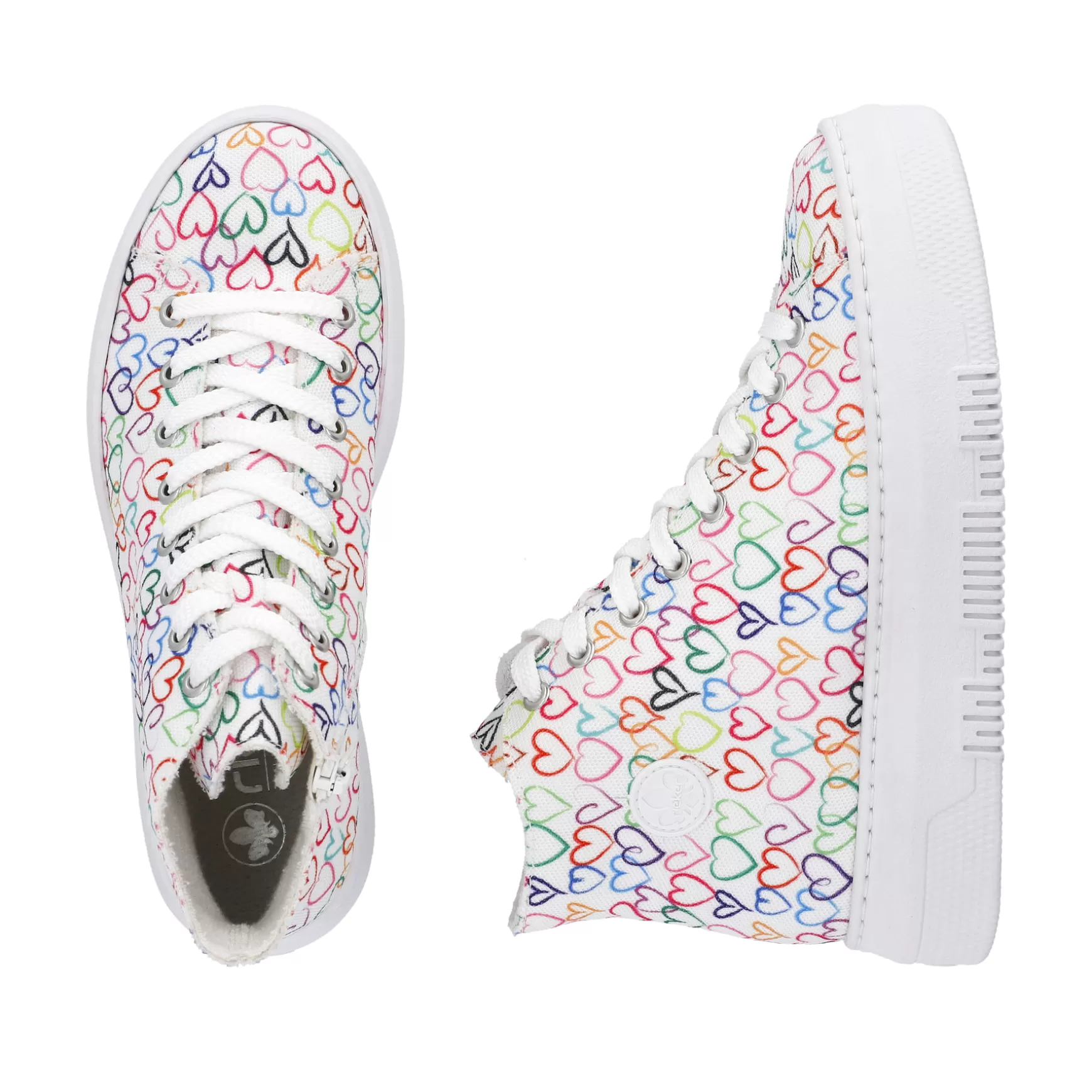 Women'S Sneaker High Multicolored-Rieker Best