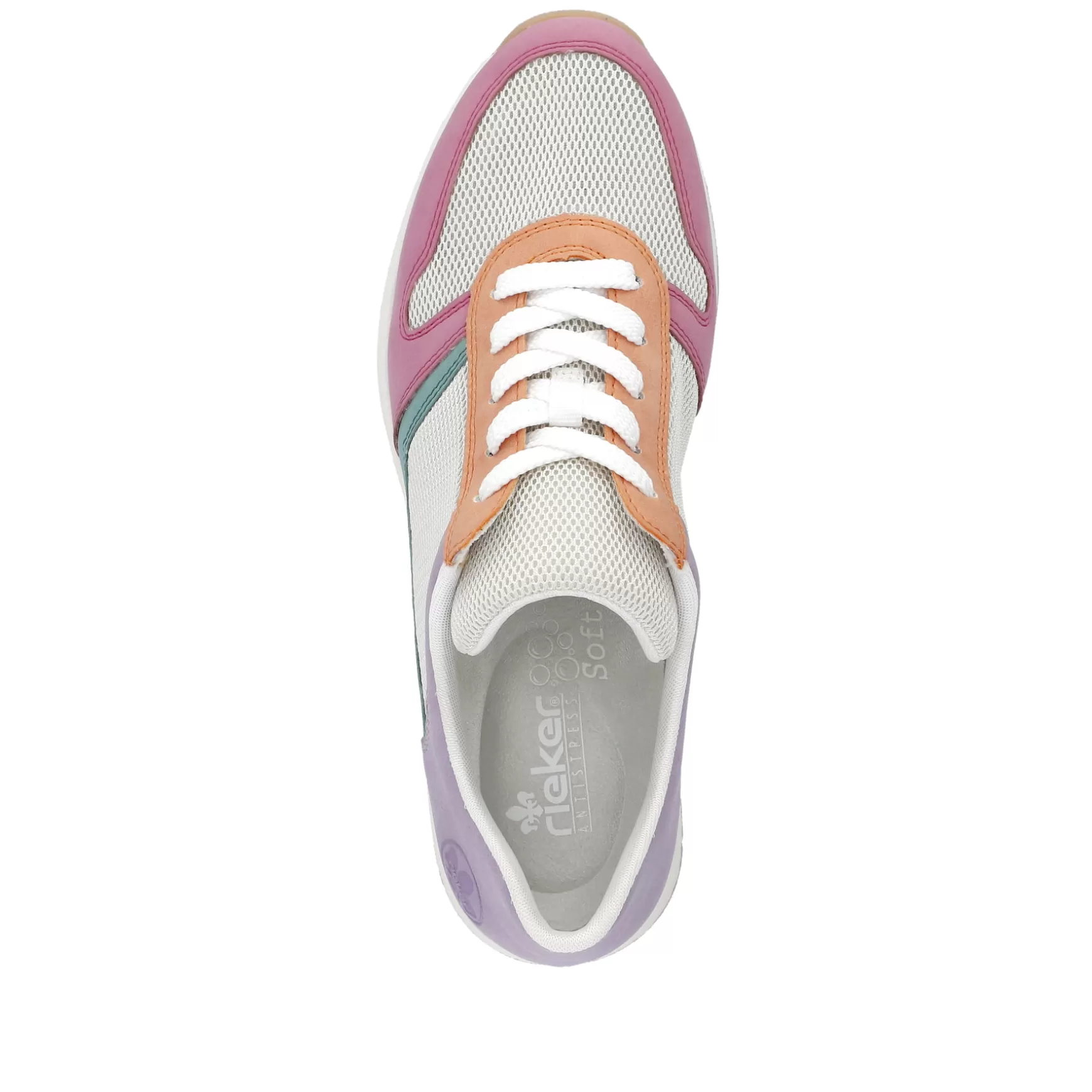 Women'S Sneaker Low Beige-Multicolored-Rieker Online