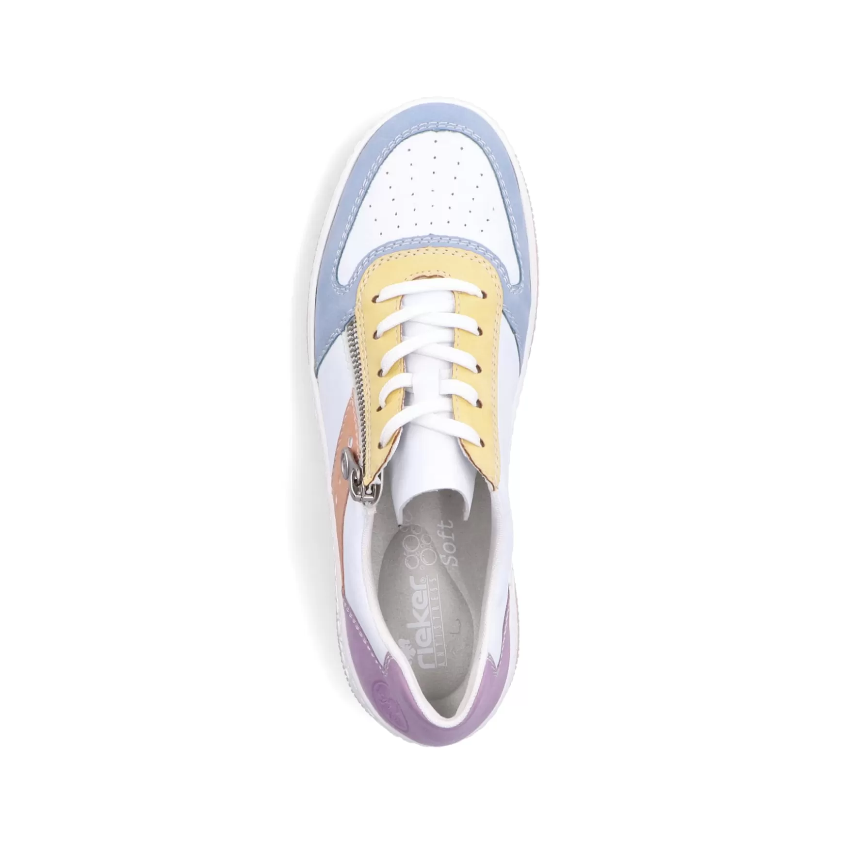 Women'S Sneaker Low White-Colorful-Rieker Cheap