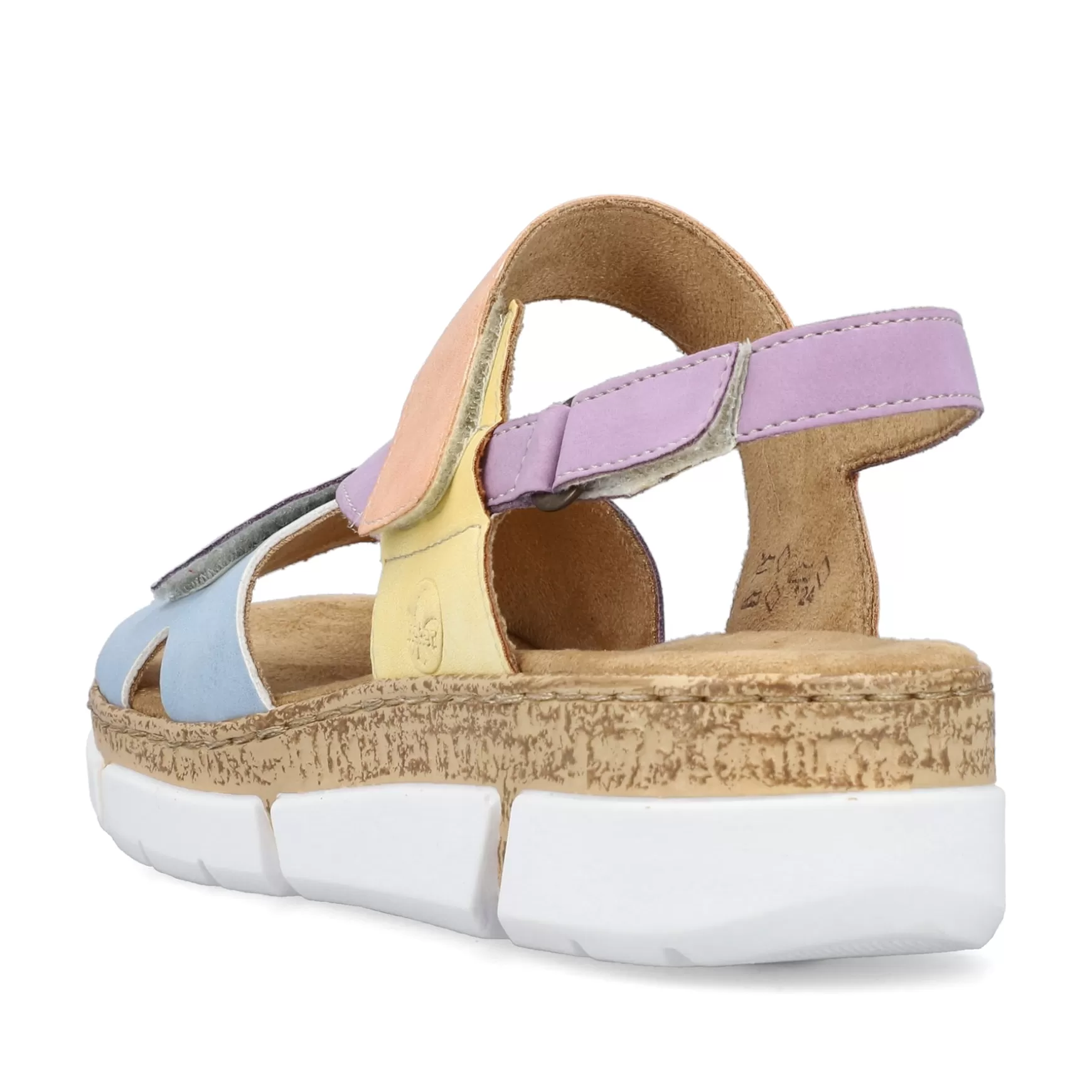 Women'S Strappy Sandals In Pastel Colors-Rieker Clearance